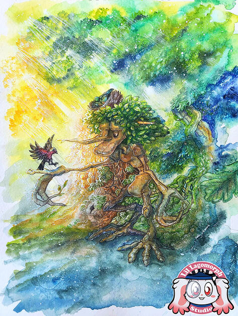 Ghillie Dhu's Illustration - Watercolors/Pencils/Gel Pens